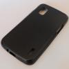 Силиконов калъф / гръб / TPU за LG Nexus 4 E960 - черен / гланц
