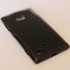 Силиконов калъф / гръб / TPU за Nokia Lumia 720 - черен / гланц