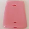 Силиконов калъф / гръб / TPU за Nokia Lumia 625 - розов / гланц