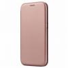 Луксозен кожен калъф Flip тефтер със стойка OPEN за Samsung Galaxy S8 Plus G9655 - Rose Gold
