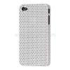 Заден предпазен капак Apple iPhone 4 / 4S Perforated - бял