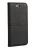 Луксозен кожен калъф Flip тефтер URBAN BOOK със стойка за LG K10 2017 - черен