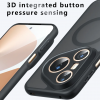 Удароустойчив калъф / кейс със MagSafe за Huawei Pura 80 Pro / Ultra PureFrost – Прозрачен / Черен гръб