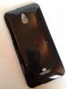 Луксозен силиконов гръб / калъф / TPU Mercury за Nokia Lumia 1320 - JELLY CASE Goospery / черен с брокат