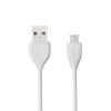 Оригинален USB REMAX Lesu Data кабел RC-050a 1m / USB Charging Data Cable / Type C - бял