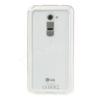 Силиконова обвивка бъмпер / Bumper за LG Optimus G2 D802 / LG G2 - бял