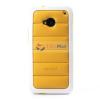 Заден предпазен твърд гръб / капак / INFISENS за HTC One M7 - жълт
