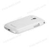 Заден предпазен твърд гръб / капак / за Samsung Galaxy S Duos S7562 - бял / блестящ