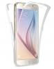 Силиконов калъф / гръб / TPU 360° за Samsung Galaxy A40 - прозрачен / 2 части / лице и гръб