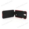 Кожен калъф Flip тефтер за Samsung Galaxy S4 I9500 / Galaxy S4 I9505 - червен