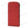 Кожен калъф Flip тефтер за Samsung Galaxy S4 IV I9500 I9505 - червен