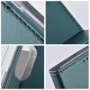 Кожен калъф Flip тефтер Magnetic Book със стойка за Samsung Galaxy A27 - тъмнозелен