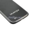 Оригинален заден предпазен капак / твърд гръб / за Samsung Galaxy S4 i9500 / S4 i9505 - черен / метален