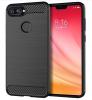 Силиконов калъф / гръб / TPU за Xiaomi Mi 8 Lite - черен / carbon