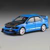 Метална кола с отварящи се врати светлини и звуци Mitsubishi Lancer Evolution 1:24