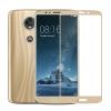 3D full cover Tempered glass screen protector Motorola Moto E5 Plus / Извит стъклен скрийн протектор за Motorola Moto E5 Plus - златист