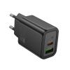 Универсално зарядно устройство / адаптер / HOCO N61 220V 20W / Type-C / USB Port - черно