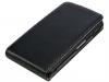 Кожен калъф Flip тефтер за Sony Xperia Go ST27i - черен