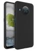 Силиконов калъф / гръб / TPU за Nokia X10 - черен / мат