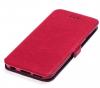 Кожен калъф Flip тефтер Flexi със стойка за Samsung Galaxy A20e - червен