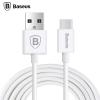 Data cable BASEUS Zoole Type-C 3A / 1m. - бял