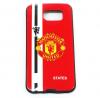 Силиконов калъф / гръб / TPU за Samsung Galaxy S6 Edge G925 - червен / Manchester United