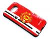 Силиконов калъф / гръб / TPU за Samsung Galaxy S6 Edge G925 - червен / Manchester United