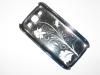 Заден предпазен твърд гръб / капак / за Samsung Galaxy S3 S III SIII I9300 - Хром-никел цветя 2