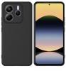 Силиконов калъф / кейс / Nano TPU за Xiaomi Redmi Note 14 5G - черен гръб със защита за камерата