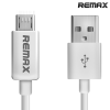 Micro USB кабел REMAX - бял / плосък