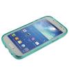 Силиконов калъф / гръб / ТПУ за Samsung Galaxy S4 mini i9190 / i9192 / i9195 - зелен прозрачен