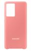 Оригинален кейс Silicone Cover case за Samsung Galaxy S21 Ultra - светло розов 