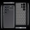 Луксозен силиконов калъф / кейс / TPU Auto Focus за Samsung Galaxy S24 Ultra - черен / Carbon