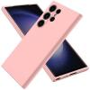 Силиконов калъф / кейс / Nano TPU за Samsung Galaxy S25 Ultra - розов гръб със защита за камерата