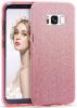 Силиконов калъф / гръб / TPU за Samsung Galaxy S8 G950 - розов / брокат