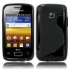 Силиконов калъф ТПУ S Style за Samsung Galaxy Y Duos S6102 - Черен