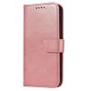 Луксозен кожен калъф Magnet Book със стойка за Nokia G22 - Rose Gold