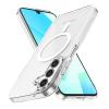 Силиконов калъф / гръб / Clear Case MagSafe за Samsung Galaxy S24 FE - прозрачен
