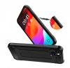 Силиконов гръб TPU Spigen Hybrid с твърда част за Apple iPhone 15 (6.1) - черен