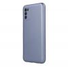 Силиконов калъф / гръб / TPU кейс Metallic Cover за Samsung Galaxy A02s - светло син