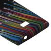 Силиконов гръб / калъф / ТПУ за LG Optimus L3 E400 - цветна дъга