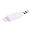 USB кабел за Apple iPhone 5 / iPhone 5S / iPhone 5C / iPone 6 / iPhone 6 plus - черно и бяло