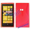 Силиконов калъф / гръб / TPU S-Line за Nokia Lumia 920 - червен