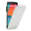 Кожен калъф Flip тефтер за LG Nexus 5 E980 - бял
