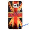 Силиконов калъф / гръб / TPU за Samsung Galaxy S6 Edge G925 - Retro British Flag