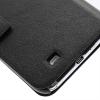 Кожен калъф Flip тефтер Doormoon за Samsung Galaxy Note 2 N7100 / Samsung Note II N7100 - черен