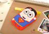 Силиконов калъф / гръб / TPU 3D за Apple iPhone 6 / 6S - червен / Minion Superman