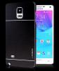 Луксозен твърд гръб / капак / MOTOMO за Samsung Galaxy Note 4 N910 / Samsung Note 4 - черен
