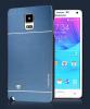 Луксозен твърд гръб / капак / MOTOMO за Samsung Galaxy Note 4 N910 / Samsung Note 4 - тъмно син