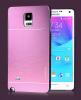 Луксозен твърд гръб / капак / MOTOMO за Samsung Galaxy Note 4 N910 / Samsung Note 4 - розов